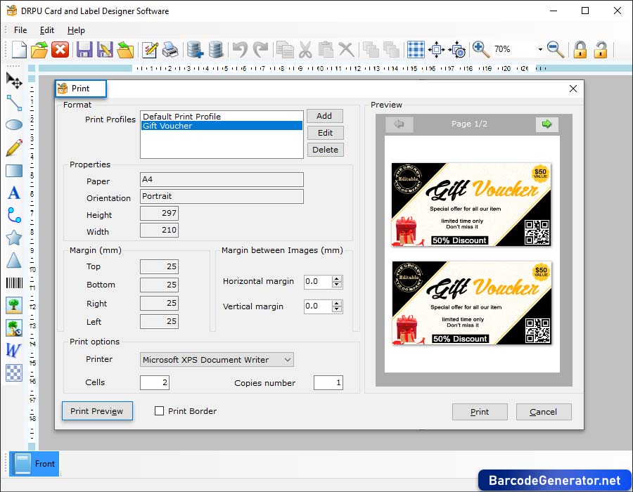 Card and Label Generator Software