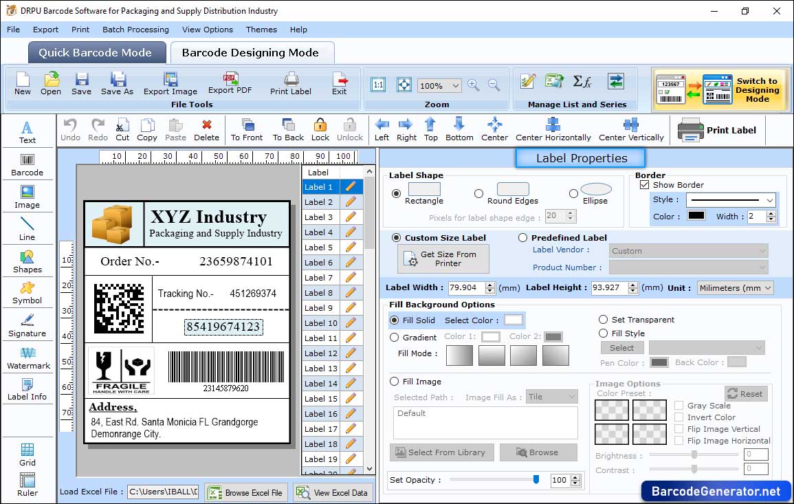 Barcode Generator Software for Distribution Industry
