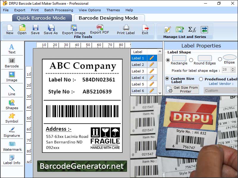 Windows 7 Barcodes Generator 7.3.0.1 full