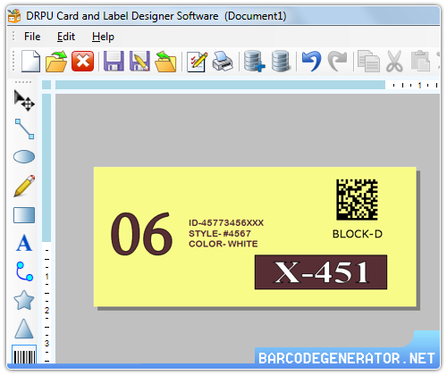 Screenshot of Business Card Generator Software 8.2.0.1