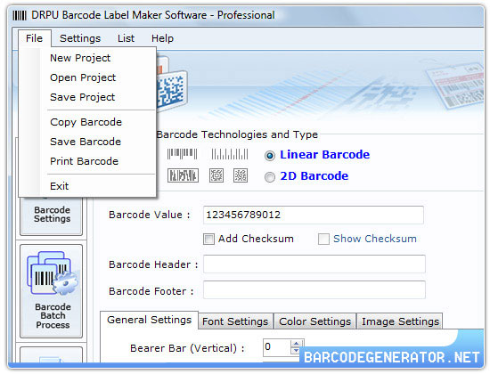 Barcode Generator Software software