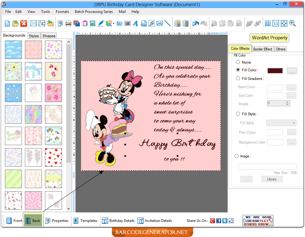 Birthday Card Generator Software