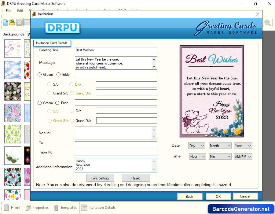 Greeting Card Generator Software