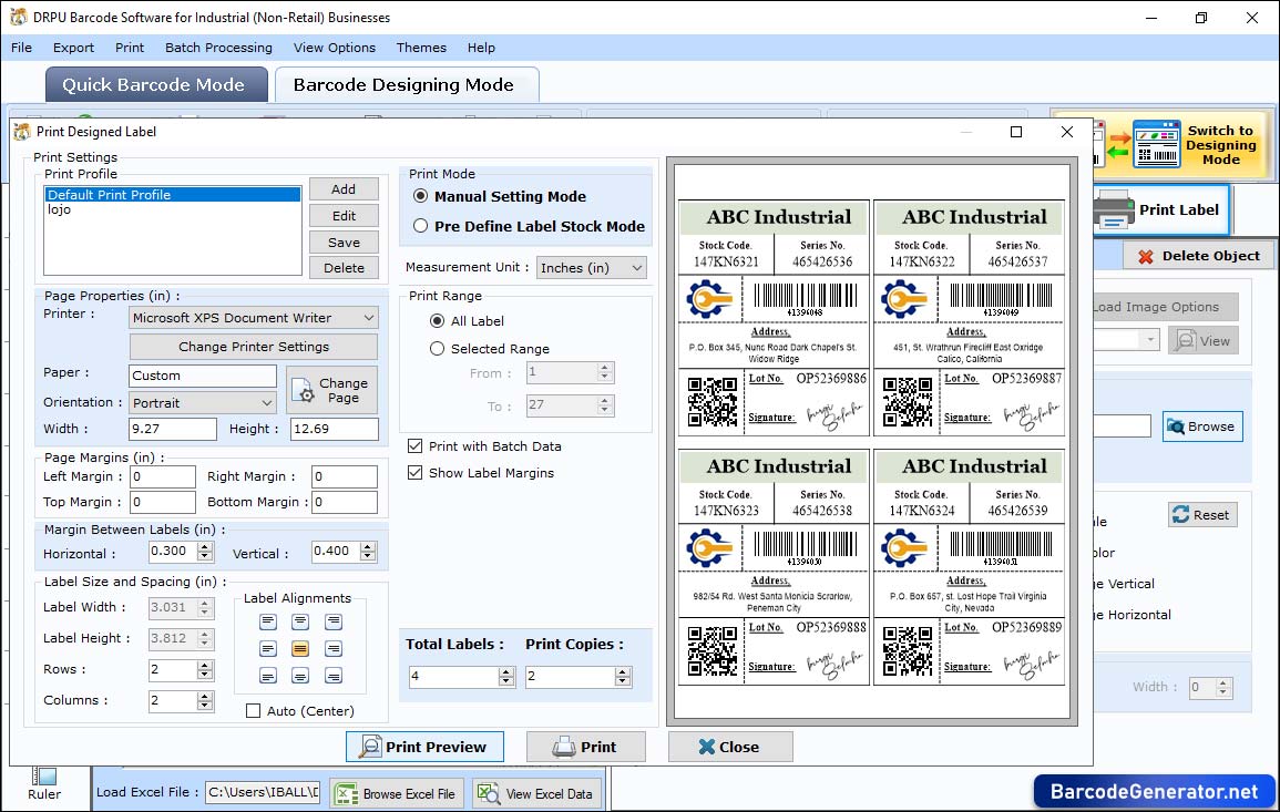 Print Settings