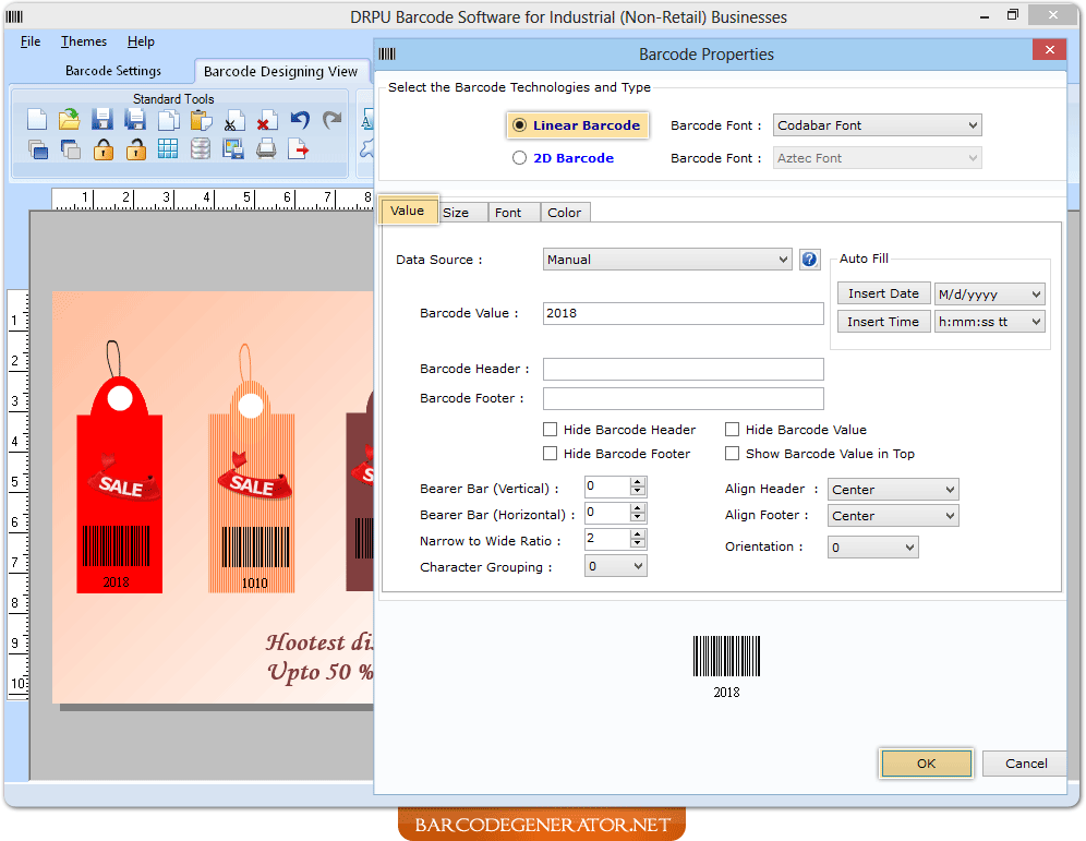 Barcode Generator Software for Manufacturing Industry