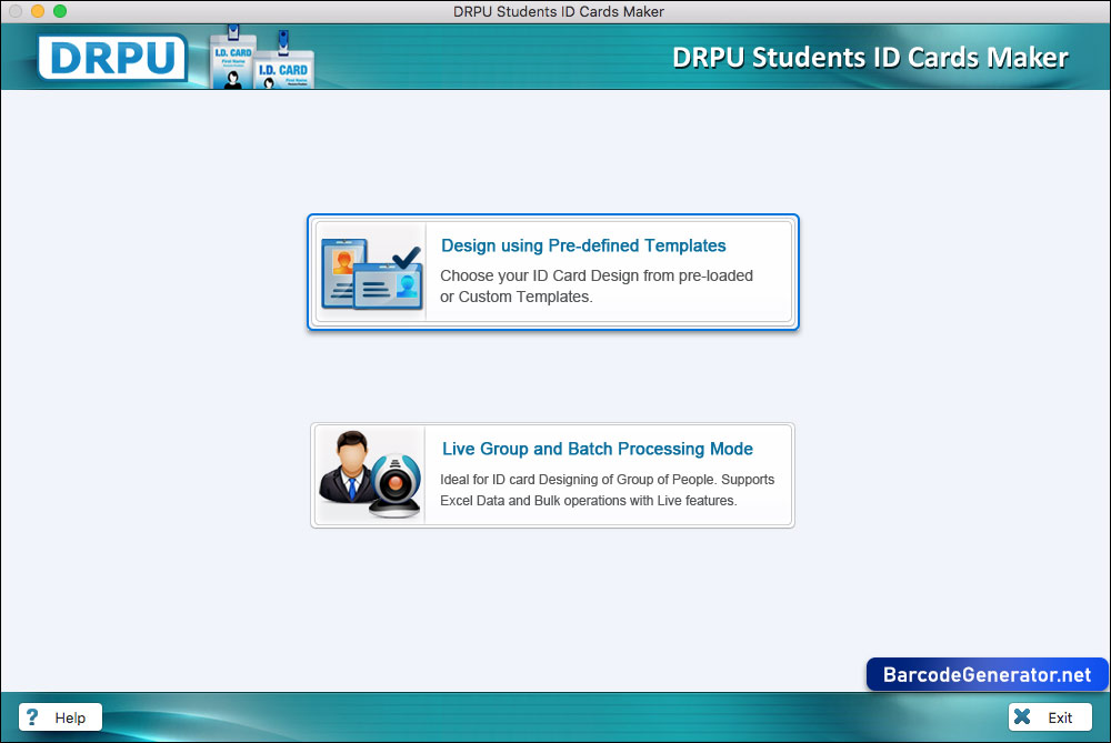 Students ID Cards Maker for Mac