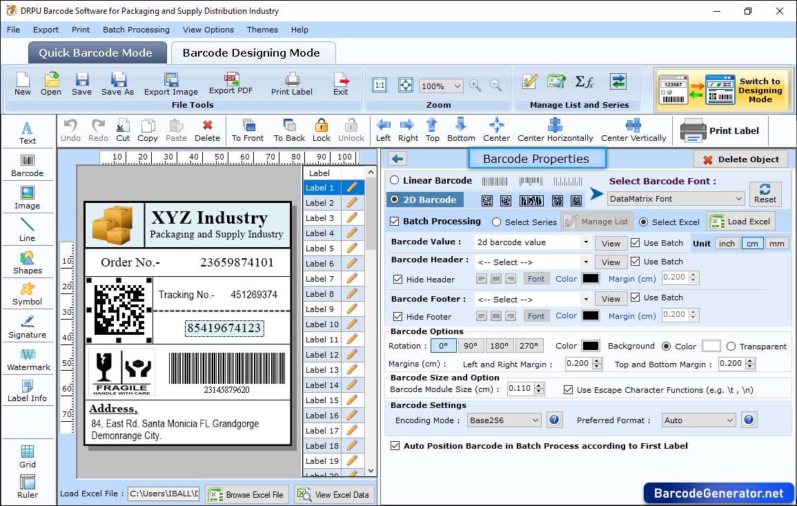 Barcode Properties