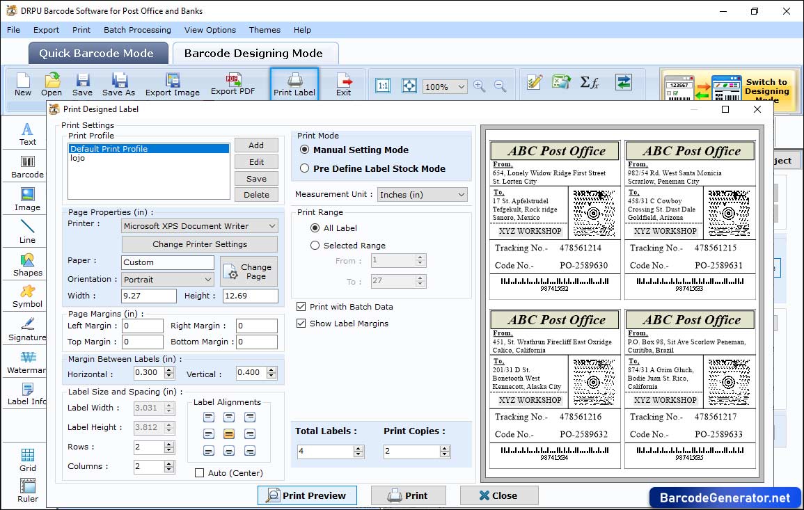 Print Settings