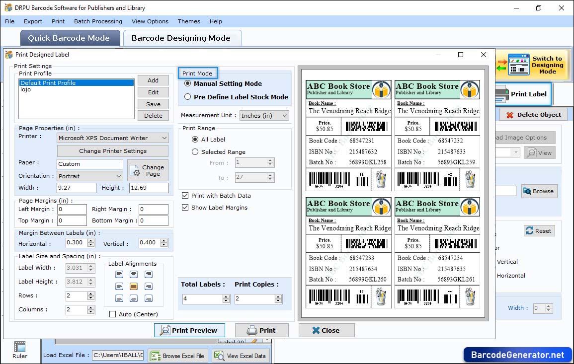 Print Settings