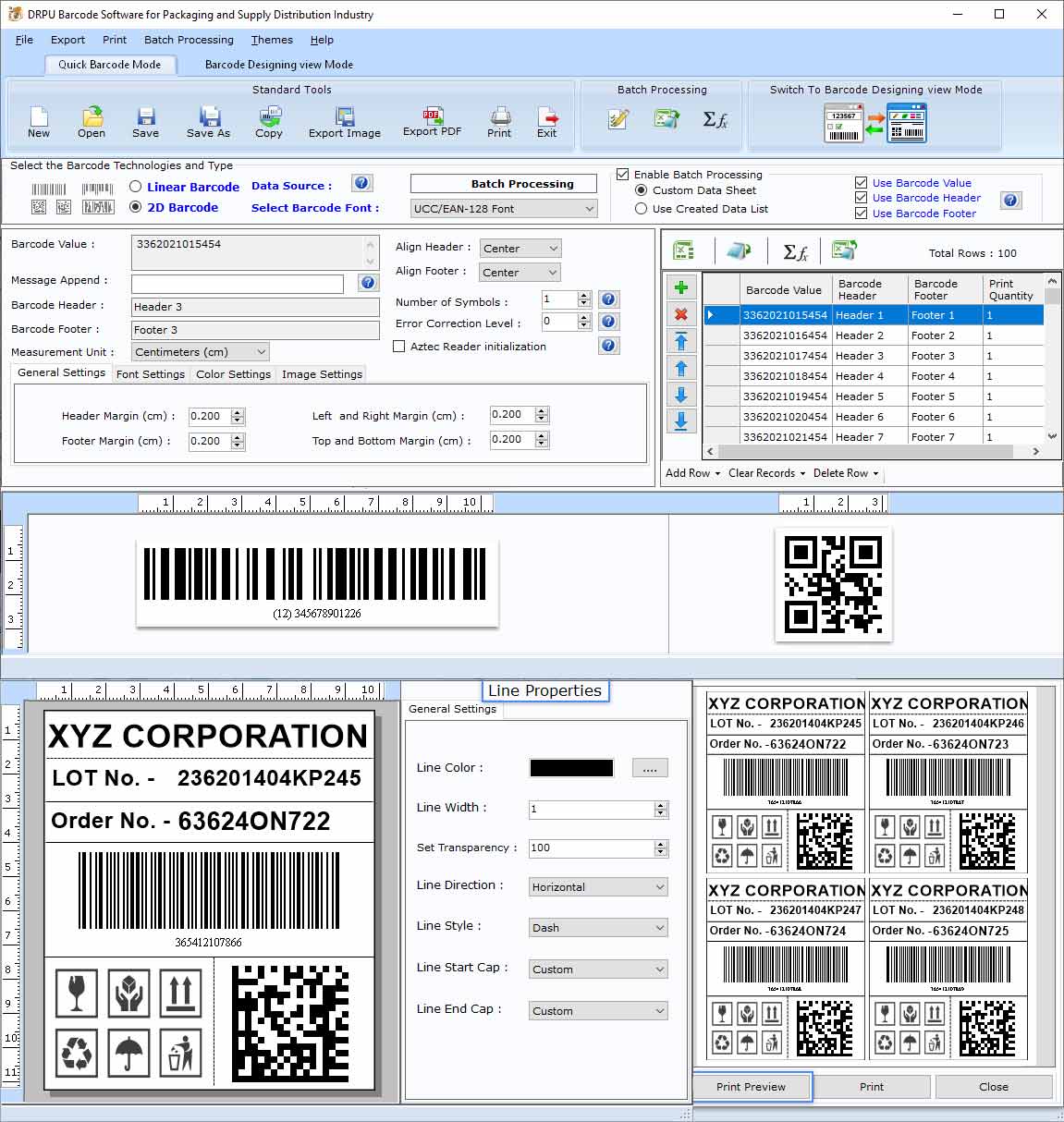 Windows 10 Packaging Barcode Generator full